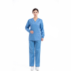 Douane de Verzorging schrobt Jogger-de Opnieuw te gebruiken Elastische Schoonheidsspecialist Scrubs Uniforms Nurse van het Ziekenhuisreeksen Eenvormige Medisch schrobt